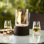 Cheminée de table portable pour une ambiance moderne