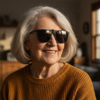 Lunettes de Soleil Polarisées à Clip - Verres Relevables sur Lunettes de Vue