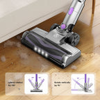 Aspirateur Balai Sans Fil Puissant 60KPA - Anti-Emmêlement & Écran LCD avec Support Mural