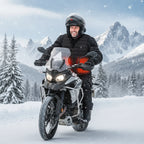 Gilet Chauffant Sans Manches Col V (Moto & Extérieur) — Protection Thermique pour Motards