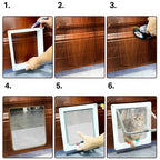 Chatière Intelligente 4 Positions pour Chats & Chiens - Verrouillage Sécurisé