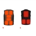 Gilet Chauffant Sans Manches Col V (Moto & Extérieur) — Protection Thermique pour Motards