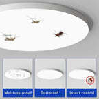 Plafonnier LED Moderne Tri-Proof Ultra-Plat — Étanche, Anti-Poussière & Anti-Moustiques
