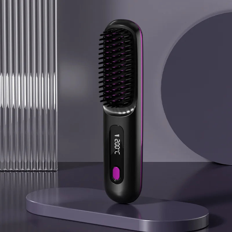 Lisseur Sans Fil Portable – Technologie Céramique & Ionique