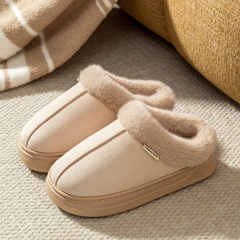Chaussons Bottines d'Intérieur & Extérieur Matelassés - Doublure Peluche & Semelle Épaisse Antidérapante