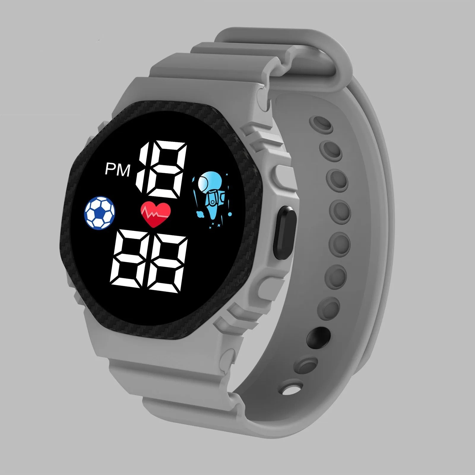 Montre Digitale Enfant – Résistante, Étanche & Confortable