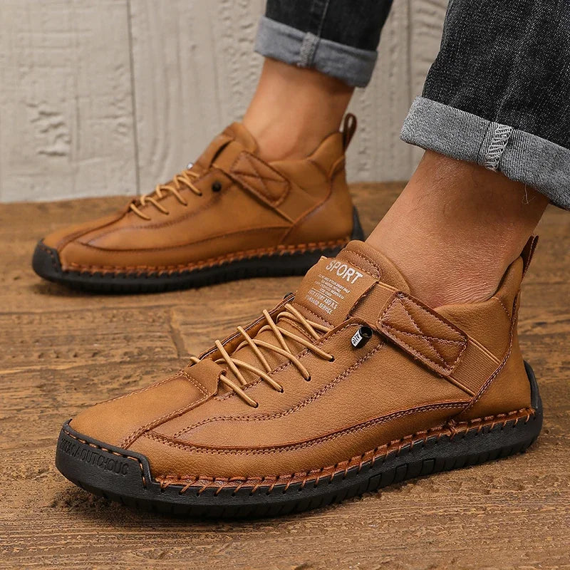 Baskets confortables pour femmes | Semelle amortissante et ajustement par sangle velcro réglable | Chaussures de marche légères et respirantes faciles à enfiler. Style moderne.