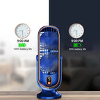 Ventilateur portable rechargeable silencieux avec rotation à 720°