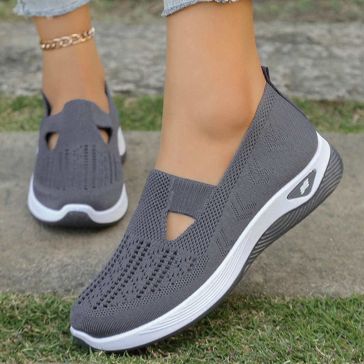 Chaussures de Marche en Maille pour Femmes - Grand Confort à Coussin d'Air