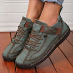 Baskets confortables pour femmes | Semelle amortissante et ajustement par sangle velcro réglable | Chaussures de marche légères et respirantes faciles à enfiler. Style moderne.