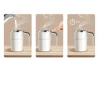 Mug à café rechargeable et auto-mélangeur – Mélangeur électrique portable en acier inoxydable avec rotation magnétique