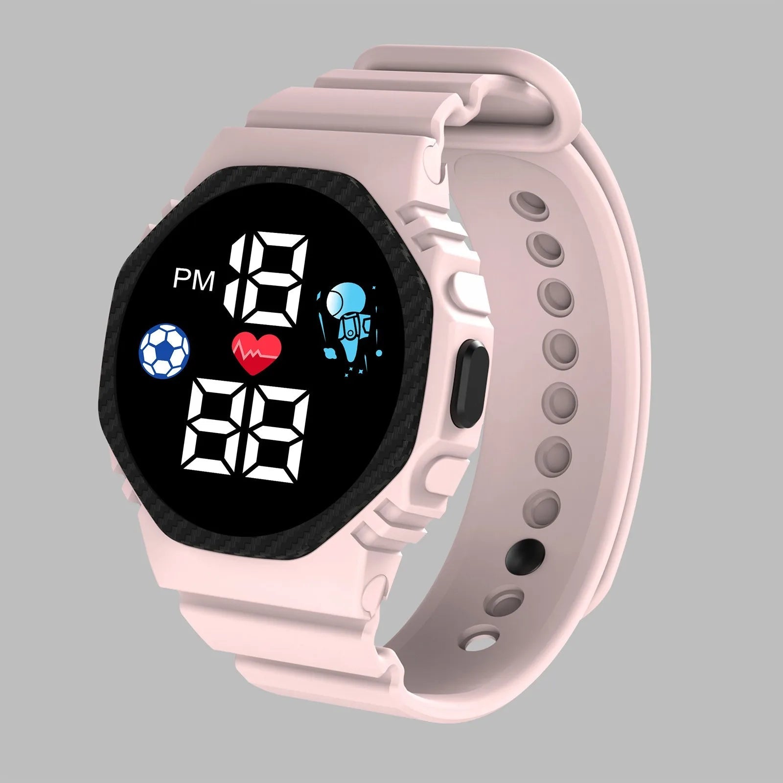 Montre Digitale Enfant – Résistante, Étanche & Confortable