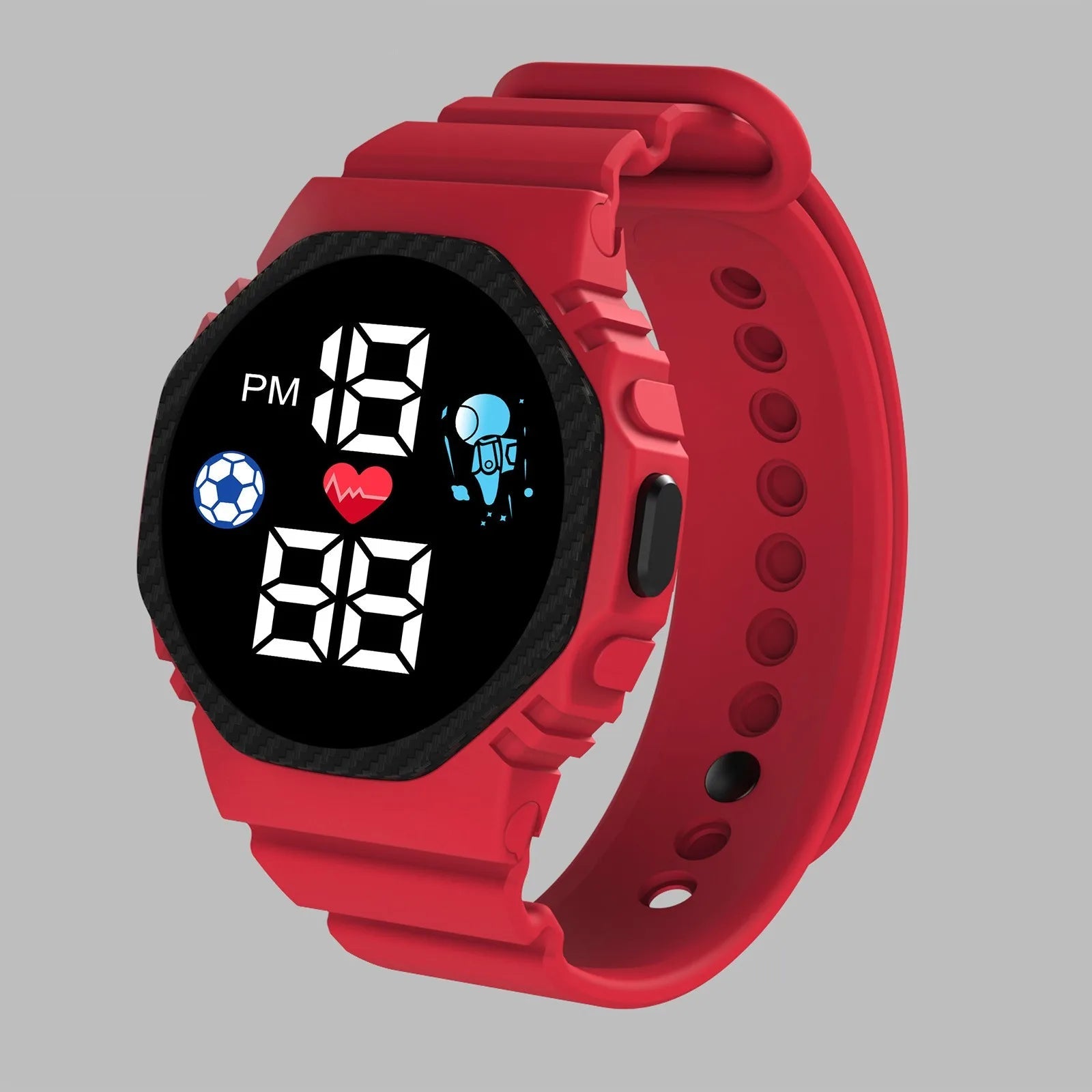 Montre Digitale Enfant – Résistante, Étanche & Confortable