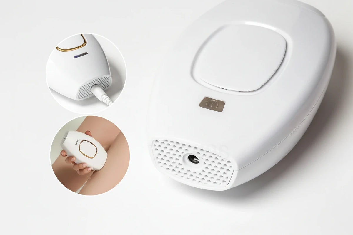 IPL-Laser-Epilierer 500.000 Lichtimpulse – Dauerhafte & schmerzfreie Haarentfernung für zu Hause
