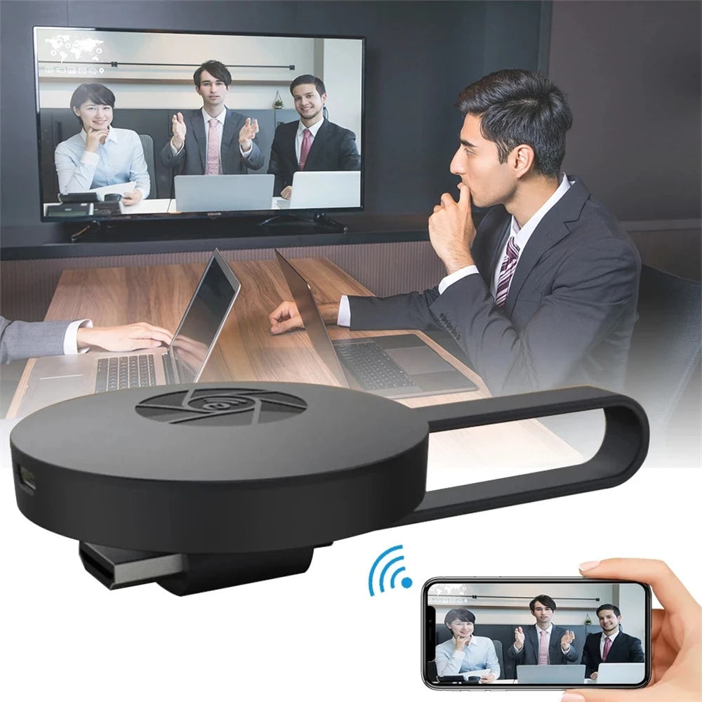 Clé TV Connectée – Récepteur Vidéo Wi-Fi 1080P Haute Définition