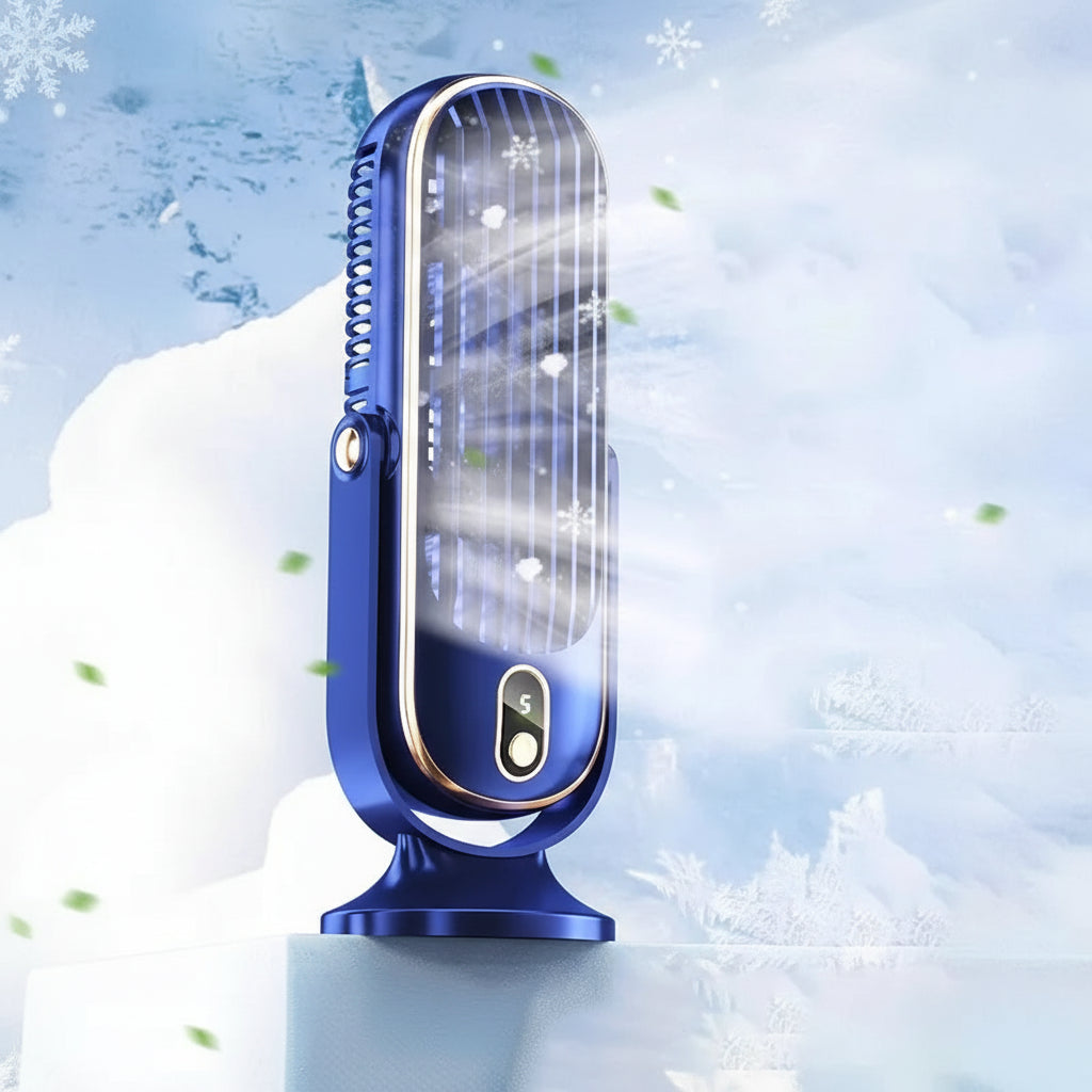 Ventilateur portable rechargeable silencieux avec rotation à 720°