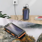 Batterie Externe Solaire 10 000 mAh – Étanche & Antichoc