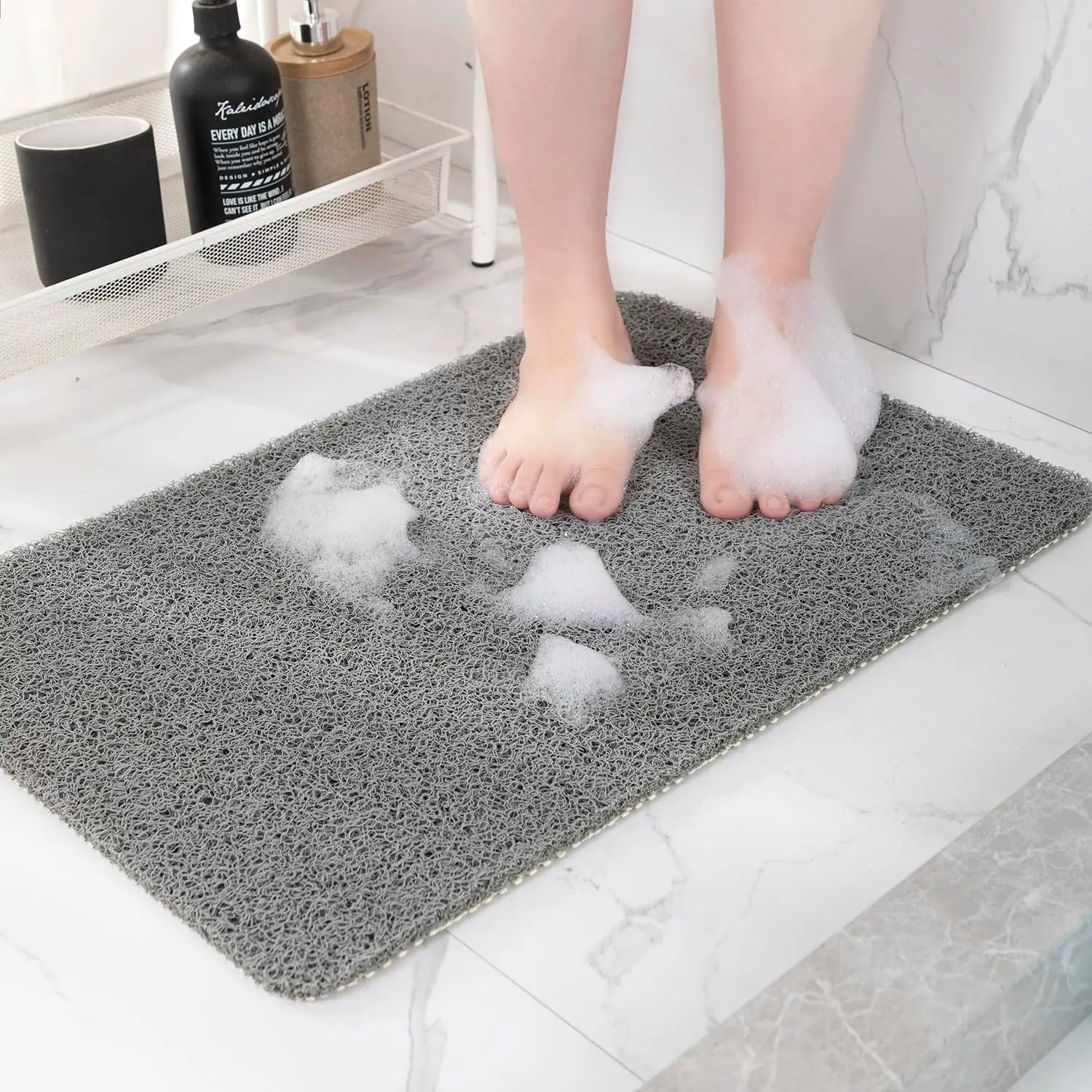 Tapis de Douche Antidérapant et Anti-Moisissure Découpable
