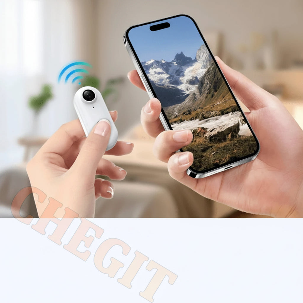 Mini Caméra de Sport  Ultra-Compacte – Étanche 30m, Connexion WiFi et Fixation Magnétique Mains Libres