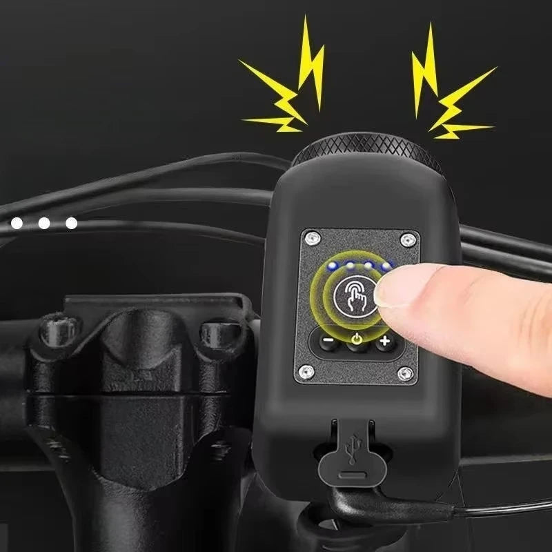 2-in-1 Bicycle Light & Horn – Maximum Road Safety
