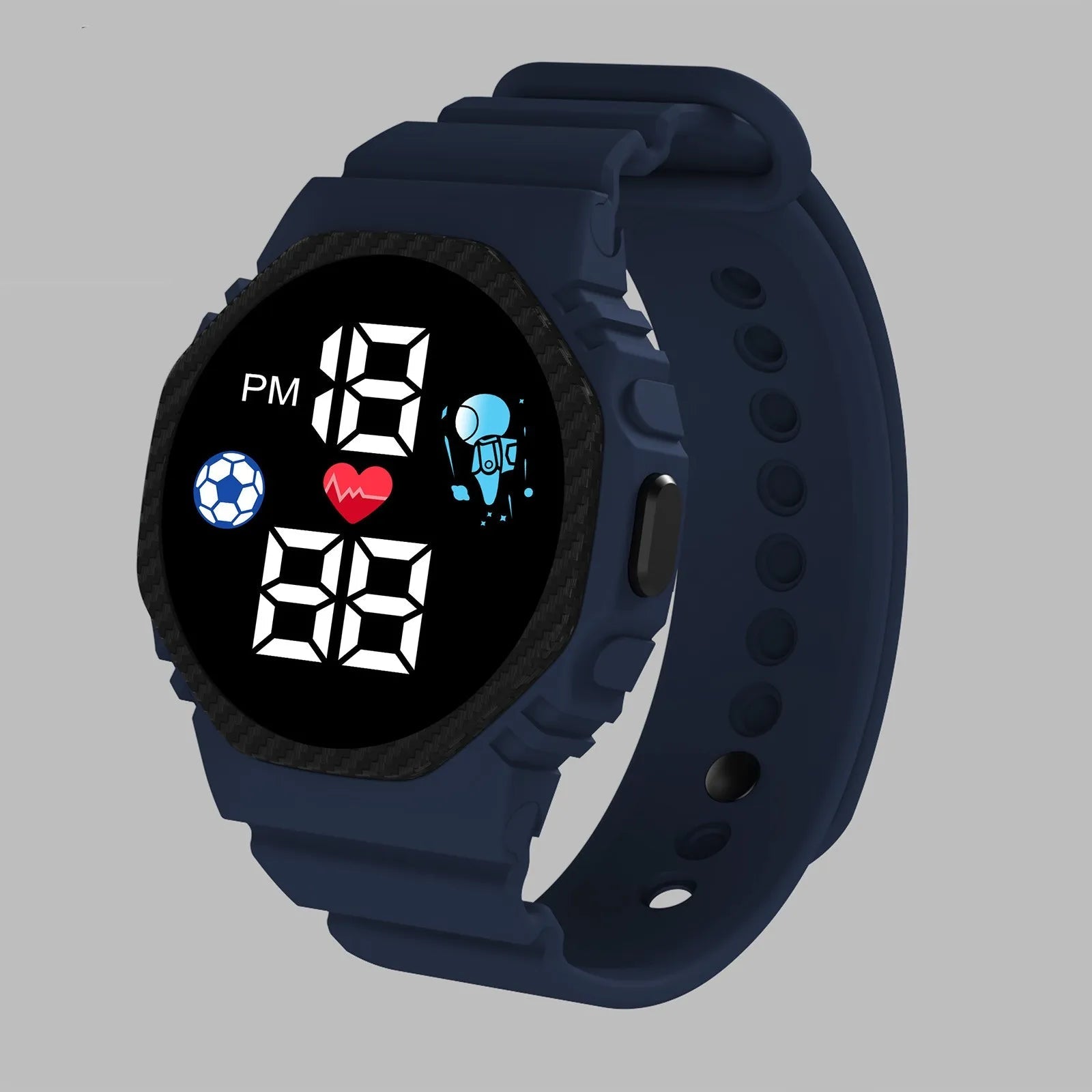 Montre Digitale Enfant – Résistante, Étanche & Confortable