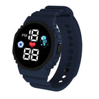 Montre Digitale Enfant – Résistante, Étanche & Confortable