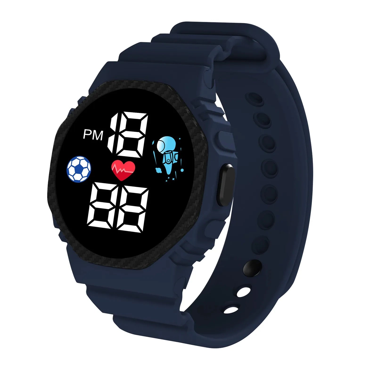 Montre Digitale Enfant – Résistante, Étanche & Confortable