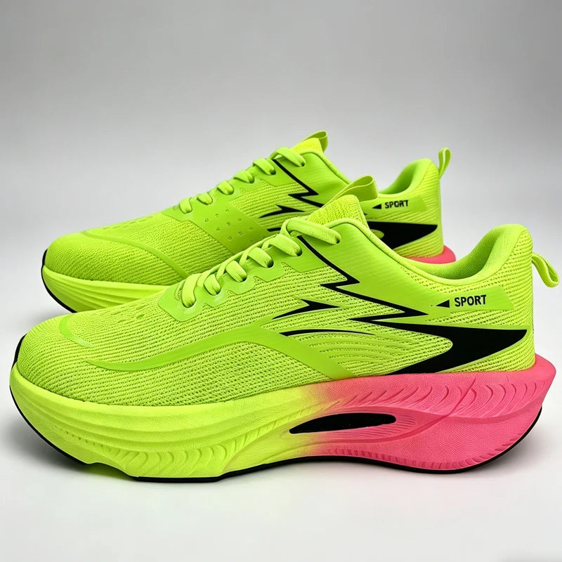 Chaussure de running avec Plaque Carbone & Coussin d'Air - Homme & Femme