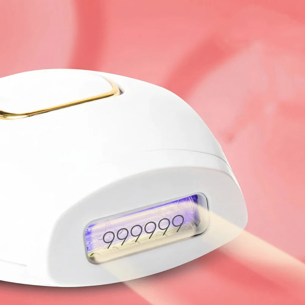 IPL-Laser-Epilierer 500.000 Lichtimpulse – Dauerhafte & schmerzfreie Haarentfernung für zu Hause