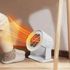 Mini Electric Space Heater (380W) - Fast Heating & Overheat Protection for Office and Home