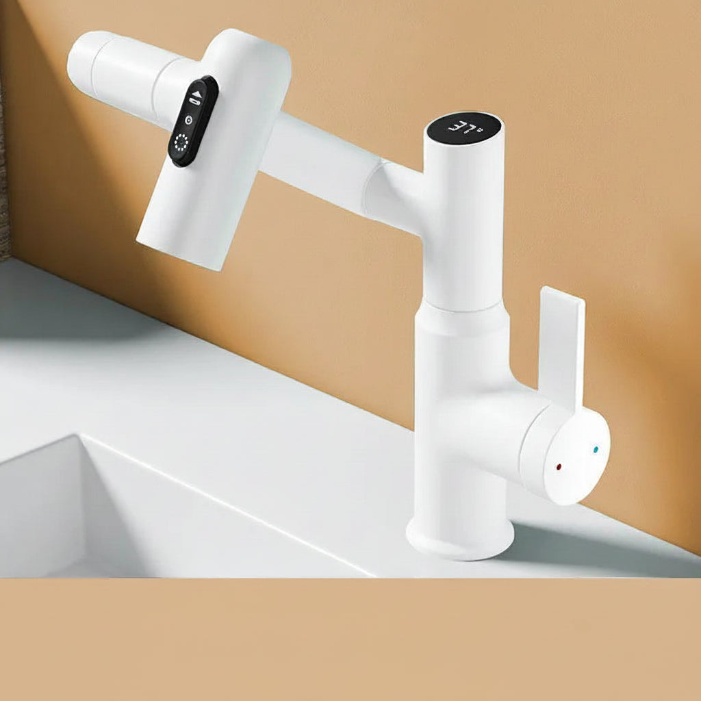 Robinet intelligent à 360° avec affichage LED de la température