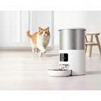 Distributeur Automatique de Croquettes Connecté 4.5L - Réservoir en Inox