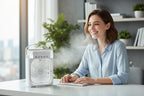 Rafraîchisseur d'Air Portable 3-en-1 avec Humidificateur et Veilleuse LED