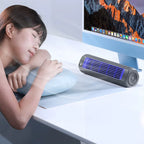 Ventilateur Compact Sans Fil 2-en-1 – Fixation Murale ou Posé avec 3 Vitesses et Mode Silencieux