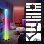 Lampadaire LED d'Angle RGB Smart — Éclairage d'Ambiance Synchronisation Musique & Contrôle Application (Salon, Chambre, Gaming)