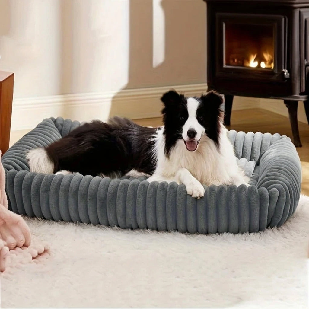 Orthopädisches, weiches Plüsch-Hundebett — Komfort & Halt für alle Jahreszeiten