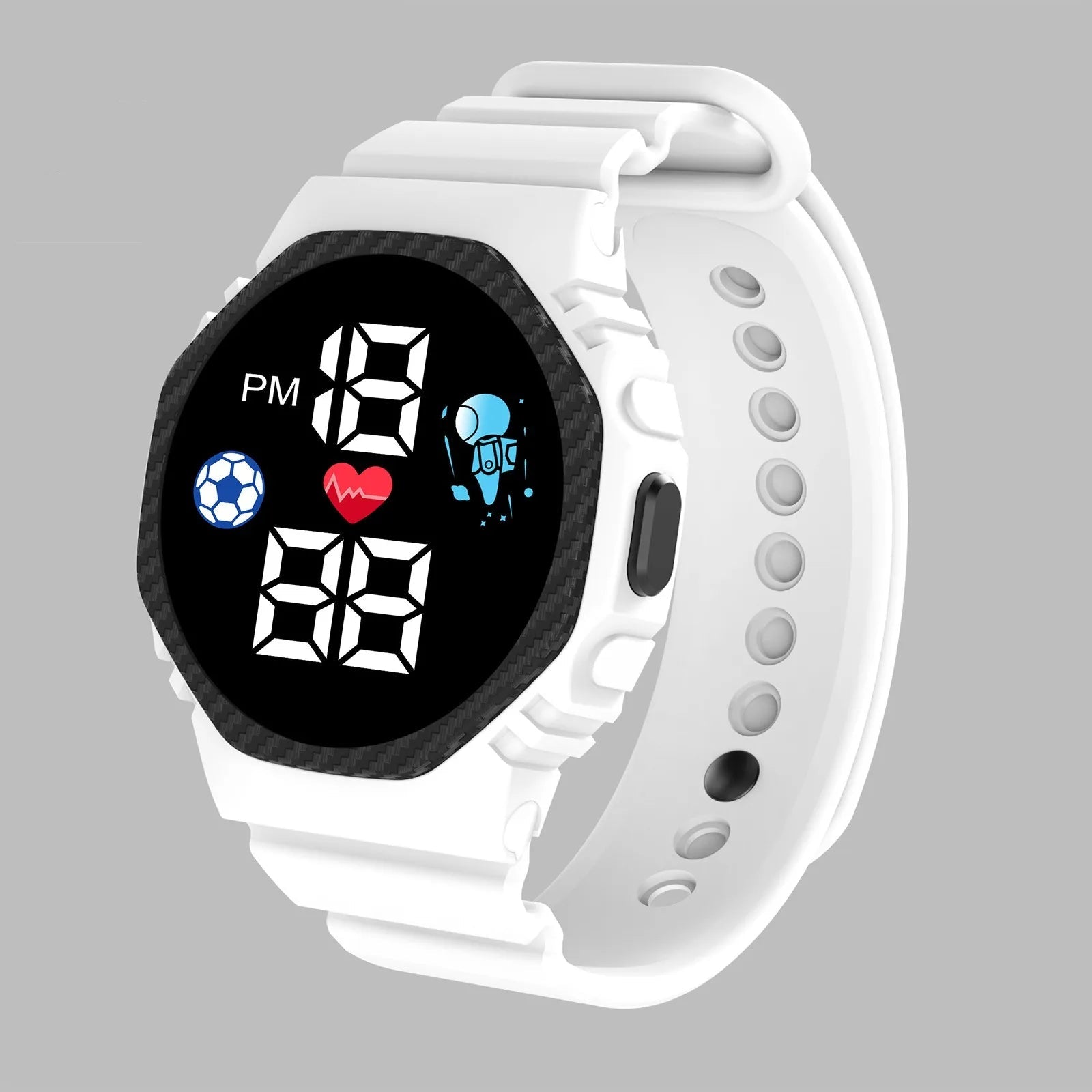 Montre Digitale Enfant – Résistante, Étanche & Confortable