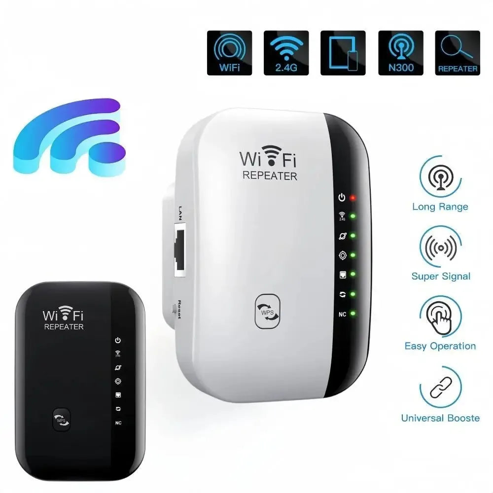 WLAN-Repeater 300 Mbit/s (2,4 GHz) – Signalverstärker & Access Point