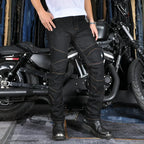 🏍️ Reinforced Anti-Fall Motorcycle Jeans — Riding Pants with CE Protections (All Seasons)