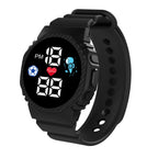 Montre Digitale Enfant – Résistante, Étanche & Confortable