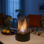 Cheminée de table portable pour une ambiance moderne
