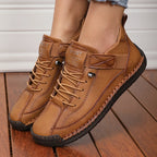 Baskets confortables pour femmes | Semelle amortissante et ajustement par sangle velcro réglable | Chaussures de marche légères et respirantes faciles à enfiler. Style moderne.