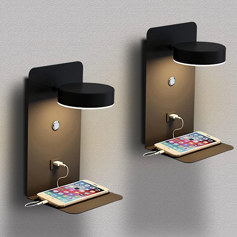 Lampe de chevet à la douce lumière pour un confort élégant