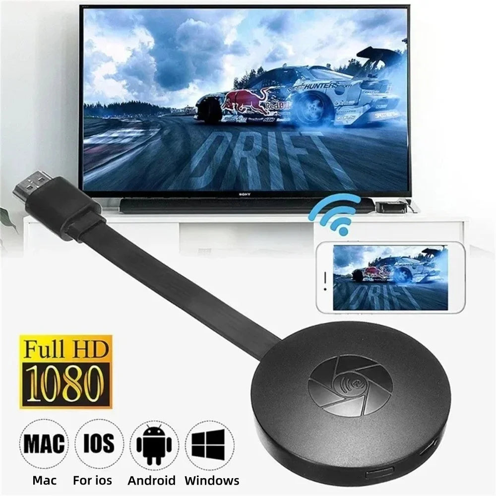Clé TV Connectée – Récepteur Vidéo Wi-Fi 1080P Haute Définition