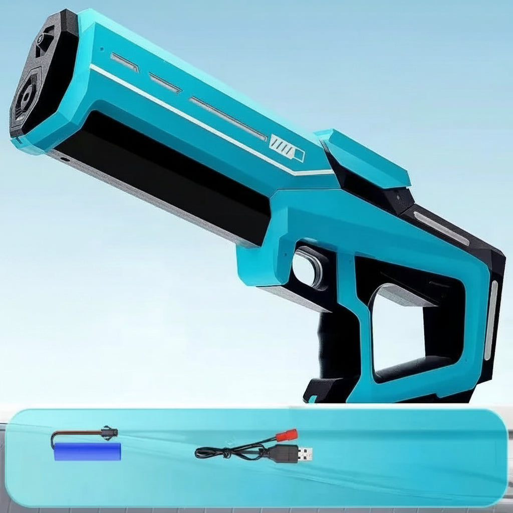Pistolet à eau électrique 42 cm avec aspiration automatique et batterie rechargeable