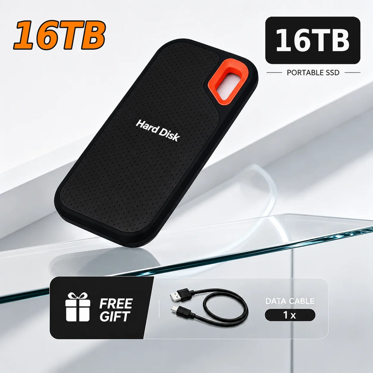 Disque Dur Externe & SSD Portable Ultra-Rapide (USB-C) - Stockage Haute Vitesse pour PC, Mac & Smartphone