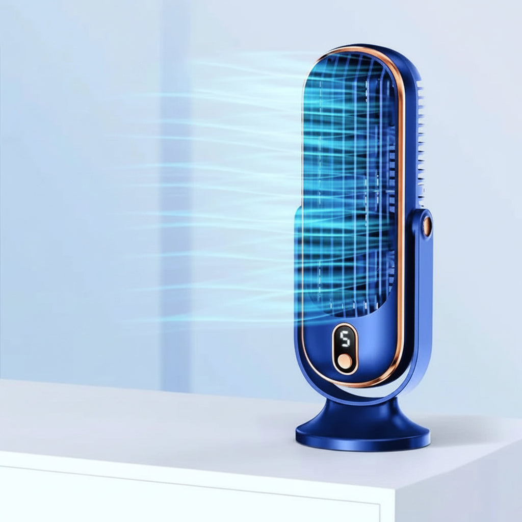 Ventilateur portable rechargeable silencieux avec rotation à 720°