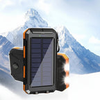Batterie Externe Solaire 10 000 mAh – Étanche & Antichoc
