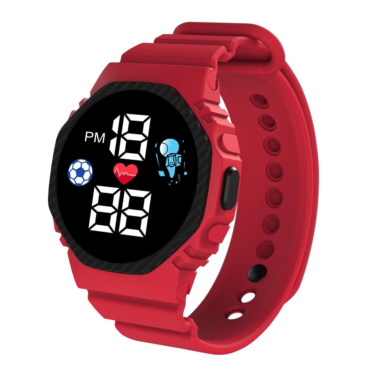 Montre Digitale Enfant – Résistante, Étanche & Confortable