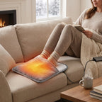 Elektrischer Fußwärmer aus weichem Flanell - USB-Heizmatte mit konstanter Temperatur